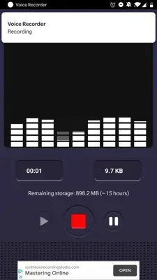 Voice Recorder android App screenshot 2