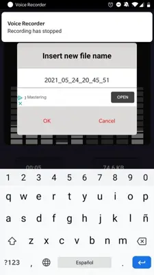 Voice Recorder android App screenshot 5